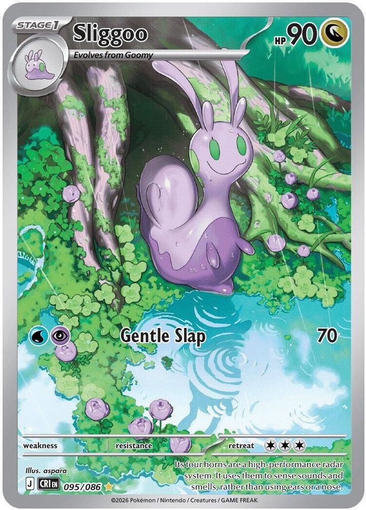 Sliggoo 095/086 - Holofoil ME04 Chaos Rising - Illustration Rare