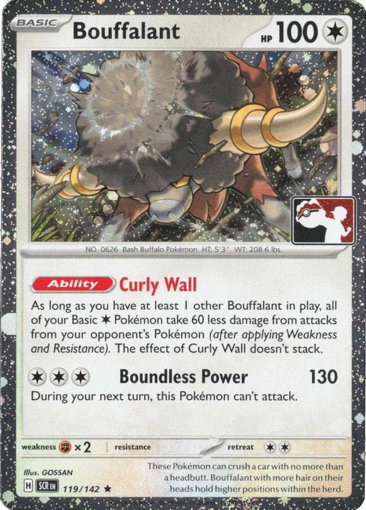 Bouffalant (Cosmos Holo) 119/142 - Holofoil Prize Pack Series Cards - Rare