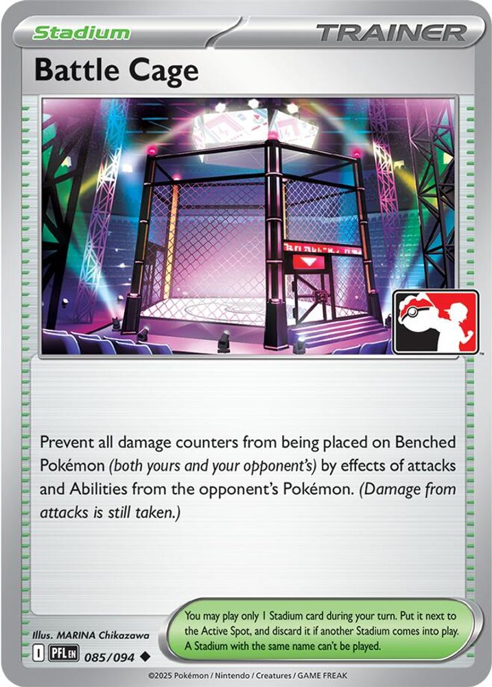 Battle Cage 085/094 Prize Pack Series Cards - Uncommon