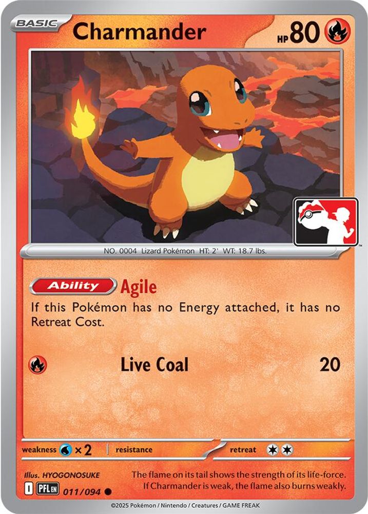 Charmander 011/094 Prize Pack Series Cards - Common