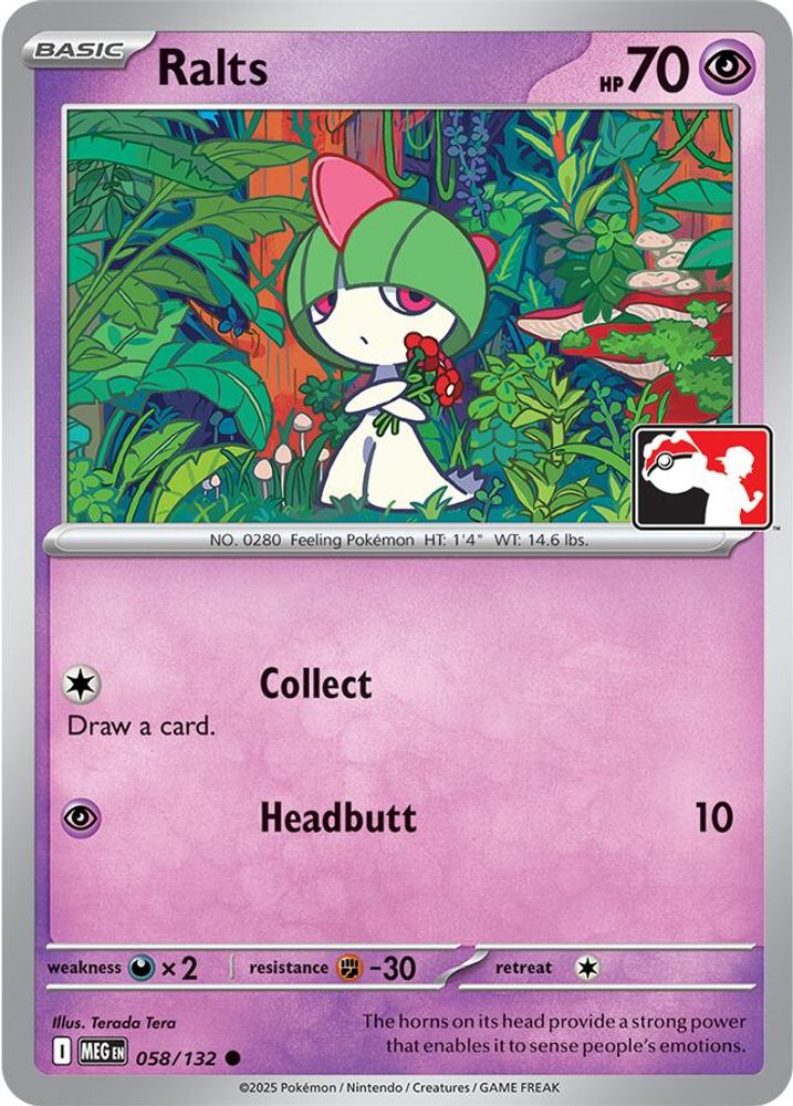 Ralts 058/132 Prize Pack Series Cards - Common