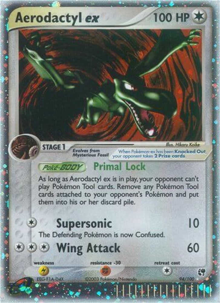 Aerodactyl ex - Holofoil Sandstorm - Ultra Rare