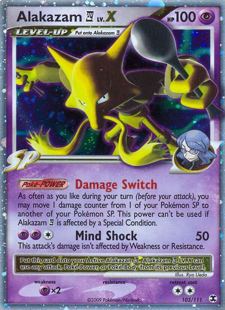Alakazam E4 Lv.X - Holofoil Rising Rivals - Ultra Rare
