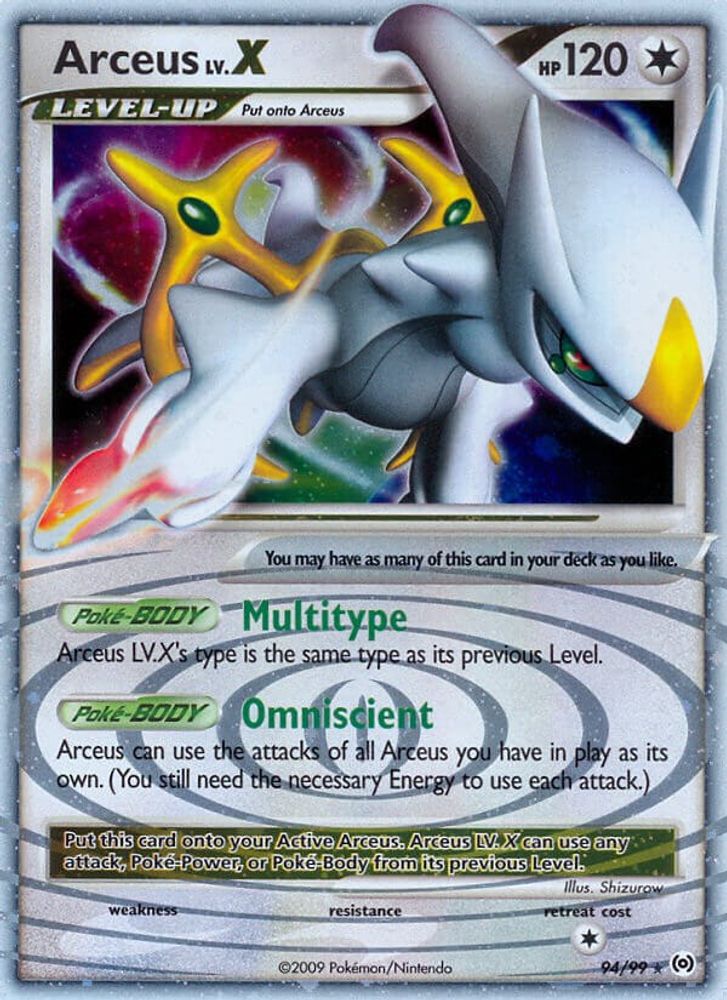 Arceus Lv.X (94) (94) 094 - Holofoil Arceus - Ultra Rare