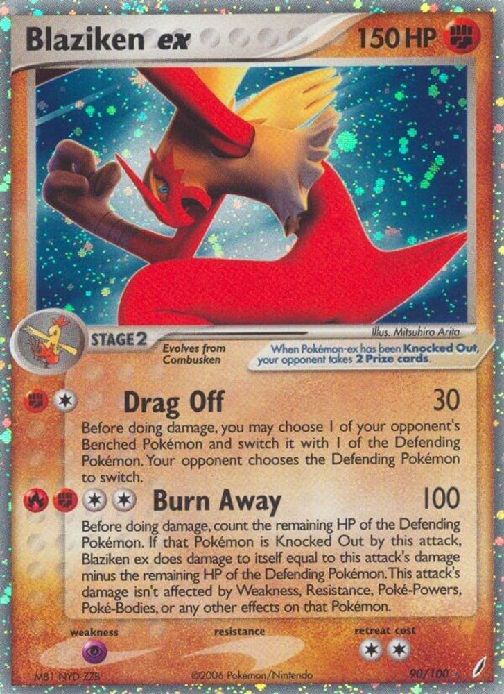 Blaziken ex/100 - Holofoil Crystal Guardians - Ultra Rare
