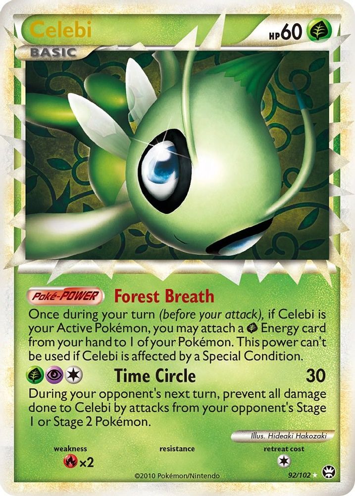 Celebi (Prime) 092 - Holofoil Triumphant - Ultra Rare