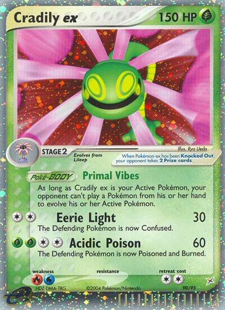Cradily ex - Holofoil Team Magma vs Team Aqua - Ultra Rare