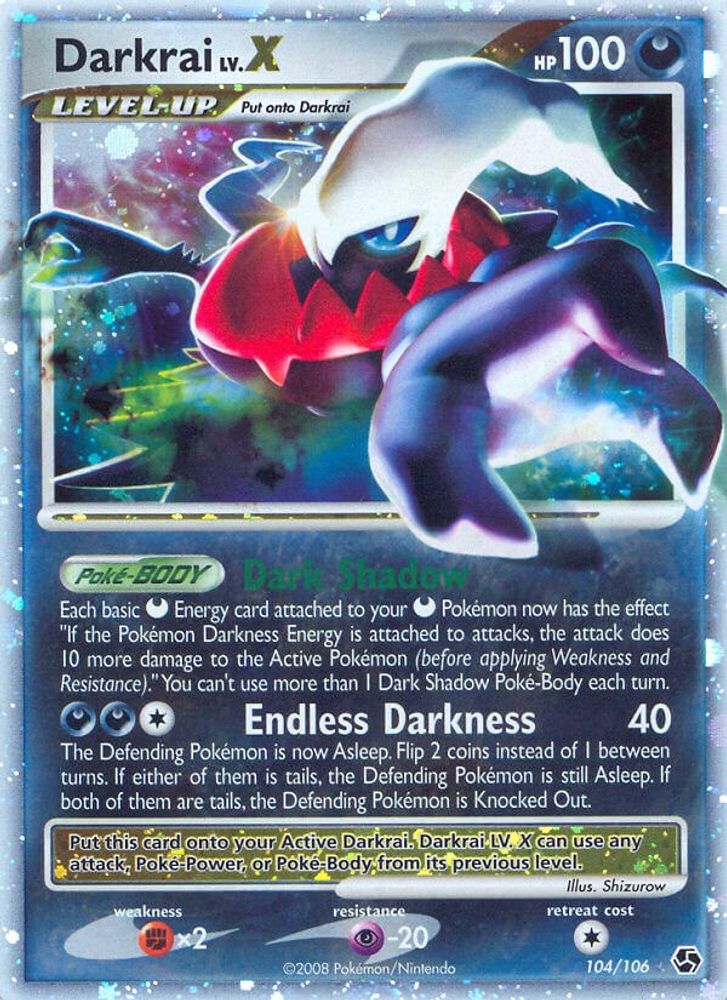 Darkrai LV.X - Holofoil Great Encounters - Ultra Rare