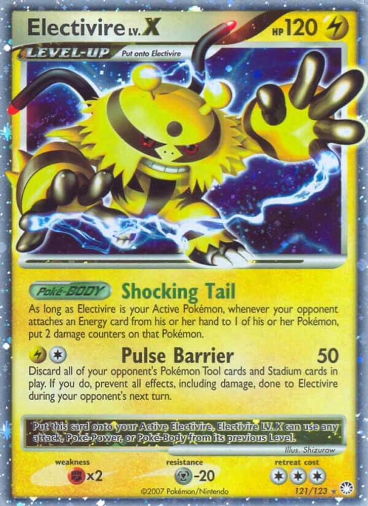 Electivire LV.X - Holofoil Mysterious Treasures - Ultra Rare
