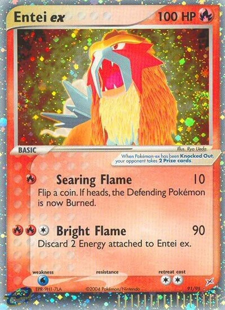 Entei ex - Holofoil Team Magma vs Team Aqua - Ultra Rare