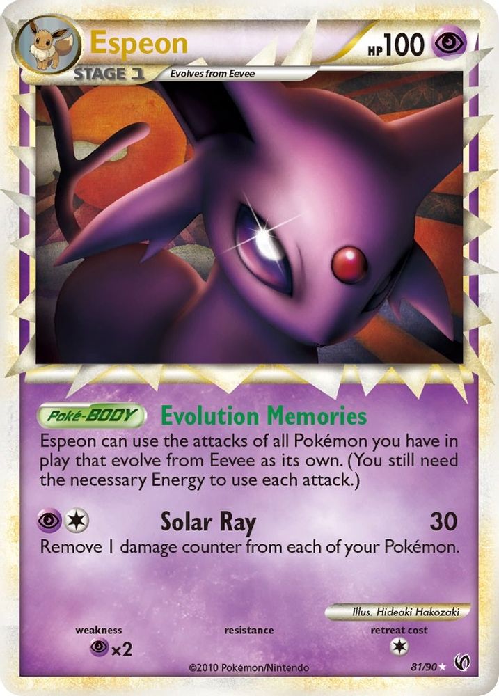 Espeon (Prime) - Holofoil Undaunted - Ultra Rare