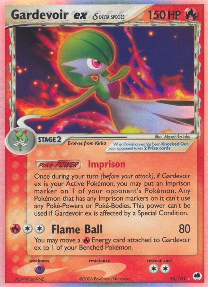 Gardevoir ex (Delta Species) - Holofoil Dragon Frontiers - Ultra Rare