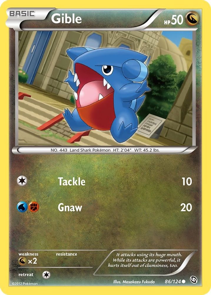 Gible (86) (86) 086 Dragons Exalted - Common