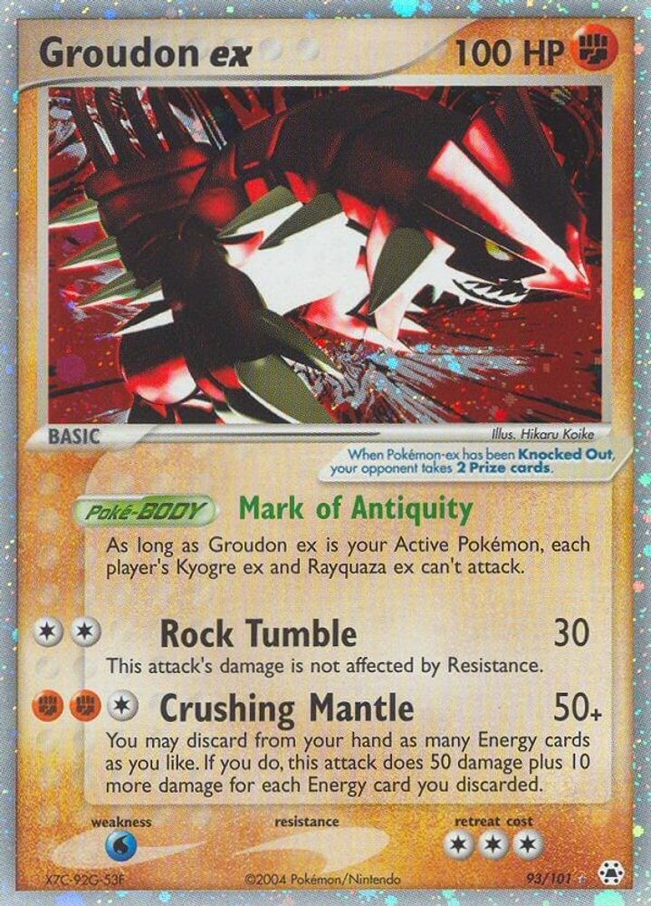 Groudon ex - Holofoil Hidden Legends - Ultra Rare