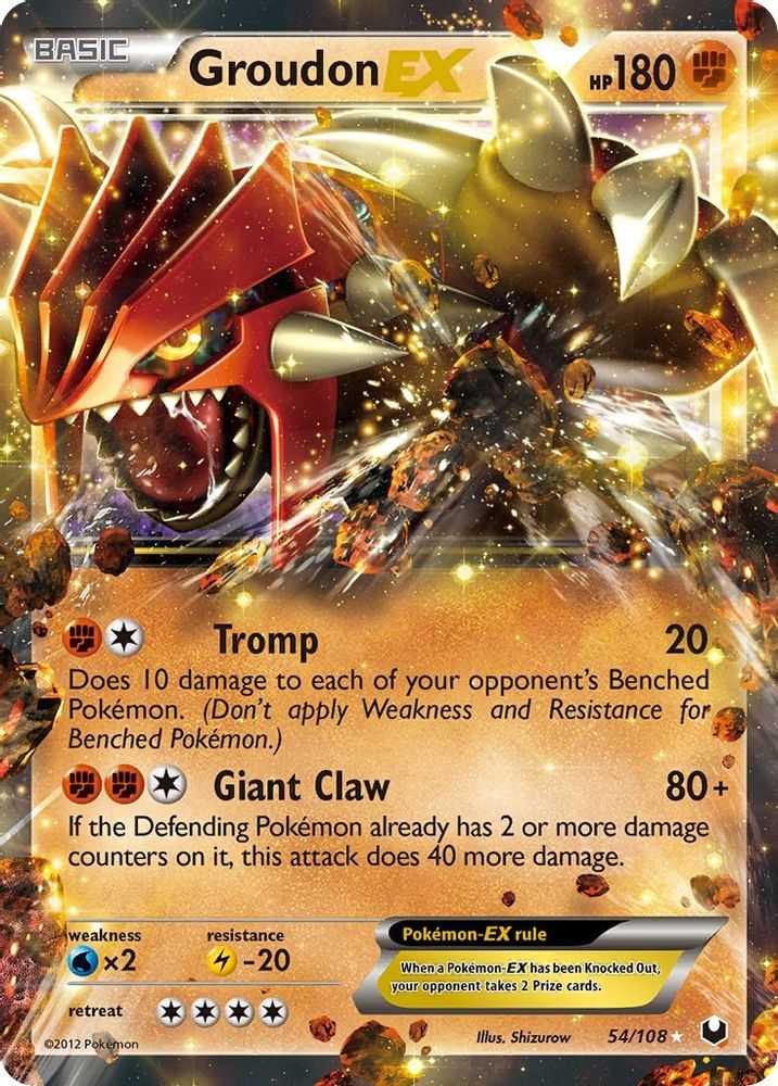 Groudon EX - Holofoil Dark Explorers - Ultra Rare