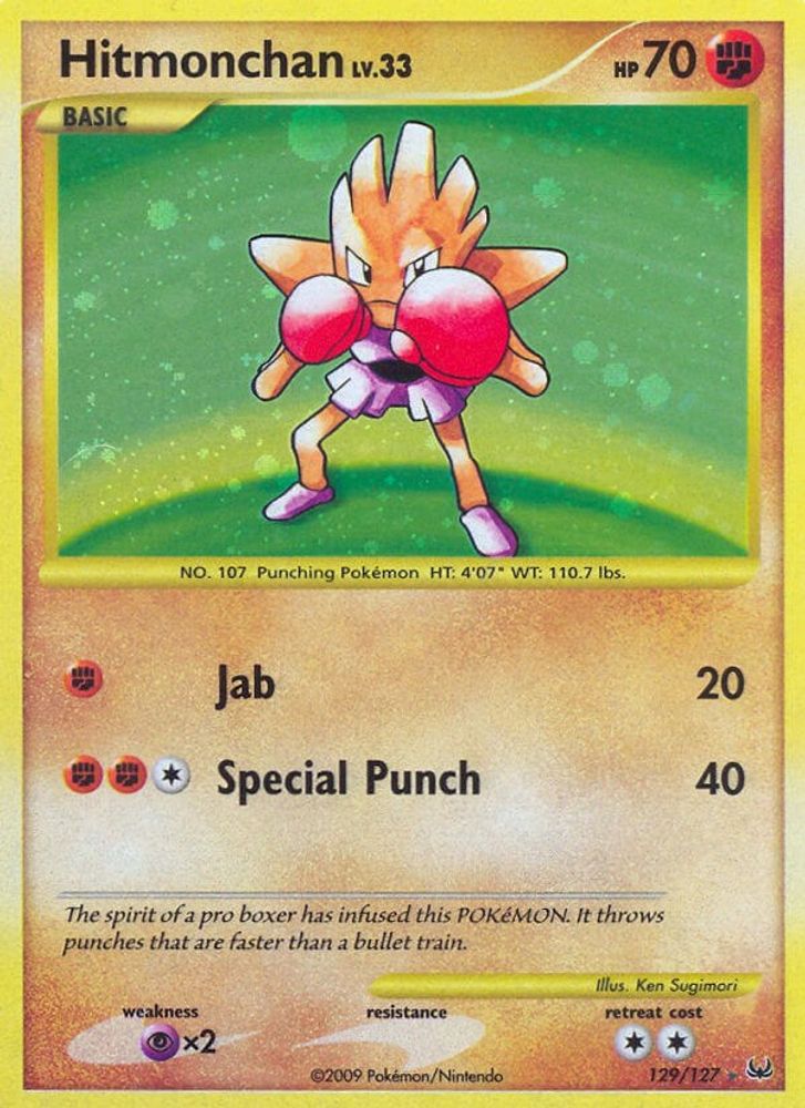 Hitmonchan - Holofoil Platinum - Secret Rare