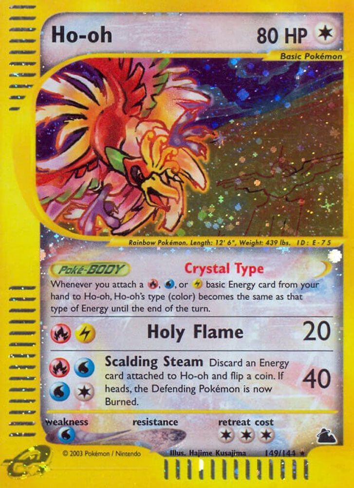 Ho-oh - Reverse Holofoil Skyridge - Secret Rare