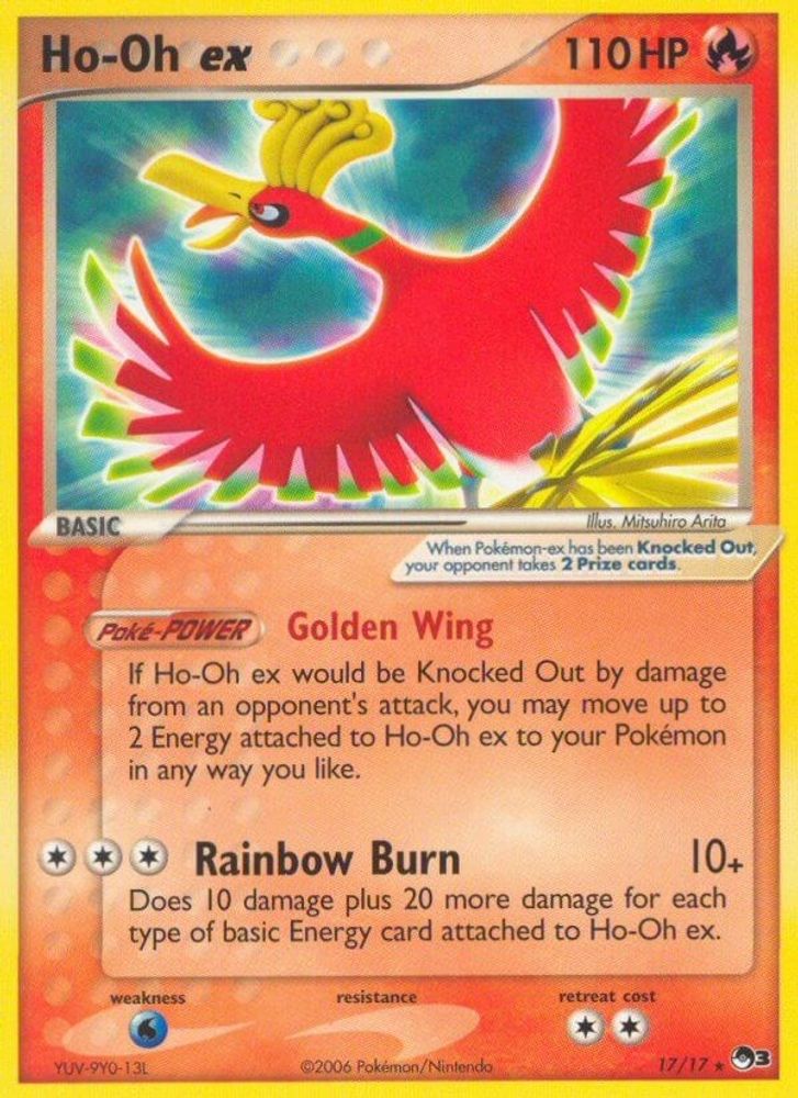 Ho-Oh ex (Non-Holo) POP Series 3 - Ultra Rare