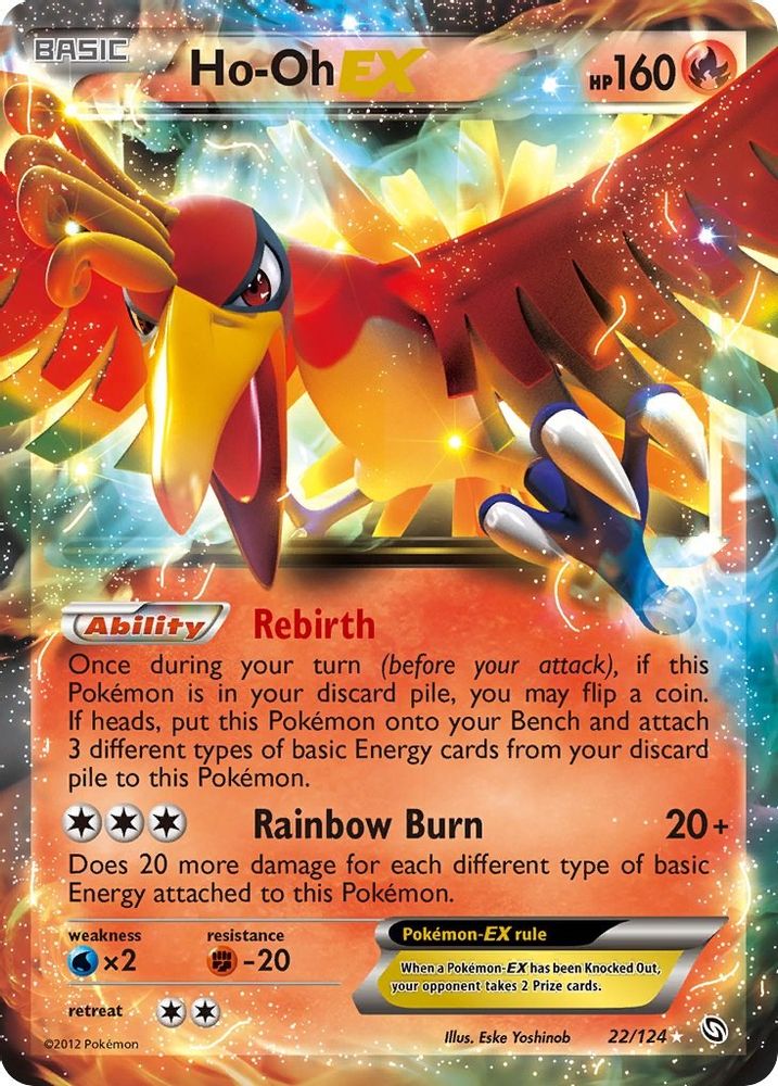 Ho-Oh EX 022 - Holofoil Dragons Exalted - Ultra Rare