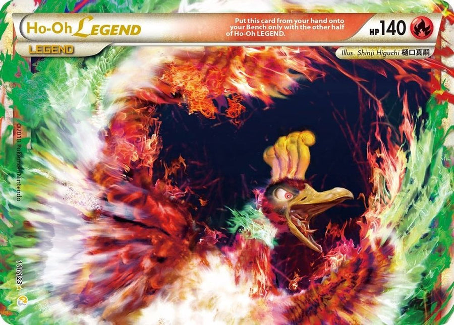 Ho-Oh Legend (Top) 111 - Holofoil HeartGold SoulSilver - Ultra Rare