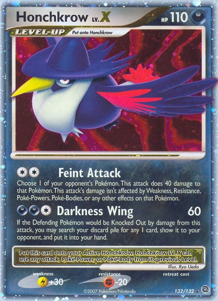 Honchkrow LV.X - Holofoil Secret Wonders - Ultra Rare