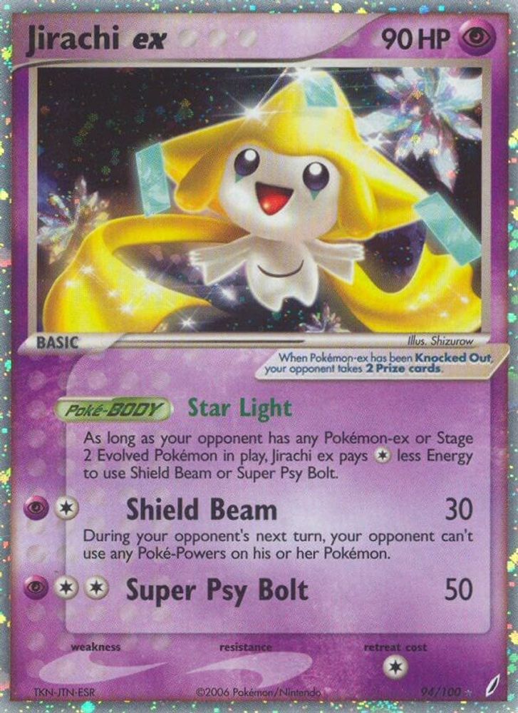 Jirachi ex/100 - Holofoil Crystal Guardians - Ultra Rare
