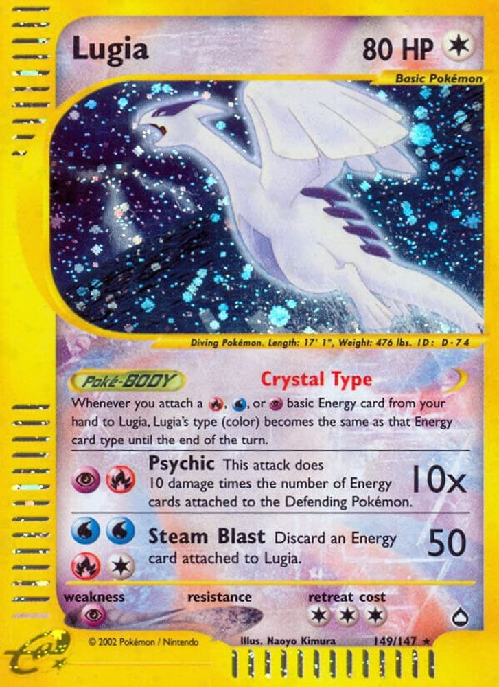 Lugia - Holofoil Aquapolis - Secret Rare