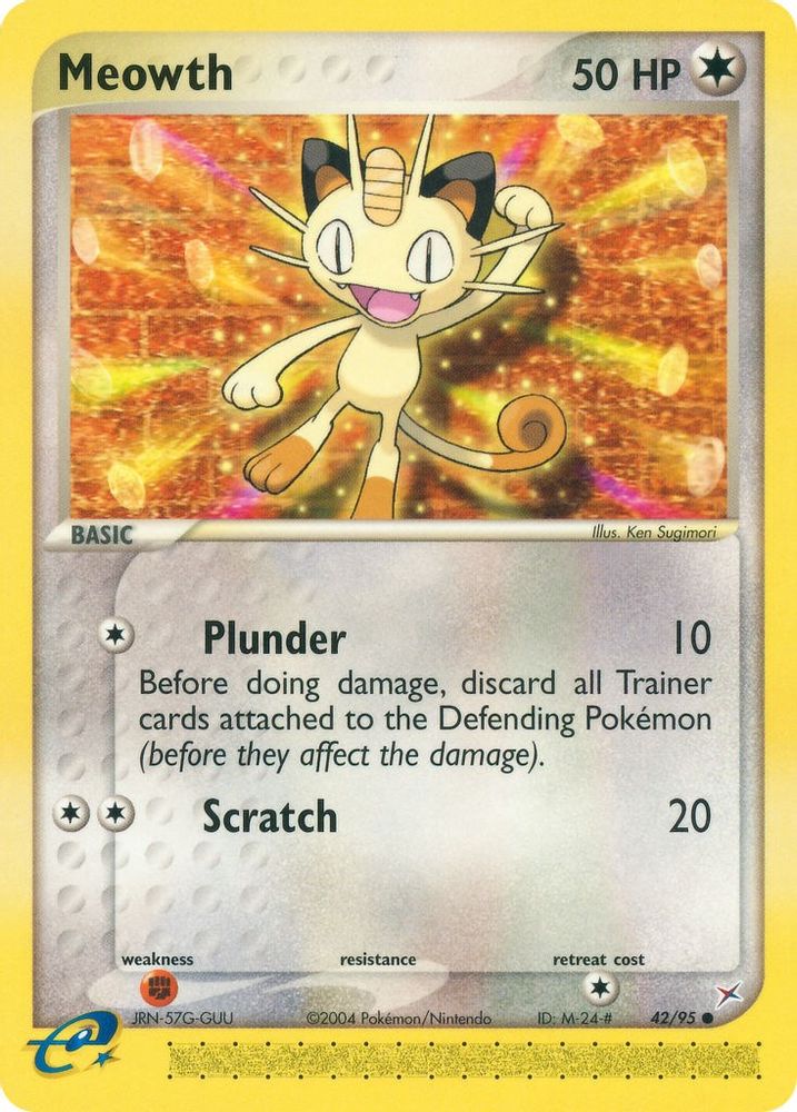 Meowth/95 - Reverse Holofoil Team Magma vs Team Aqua - Common