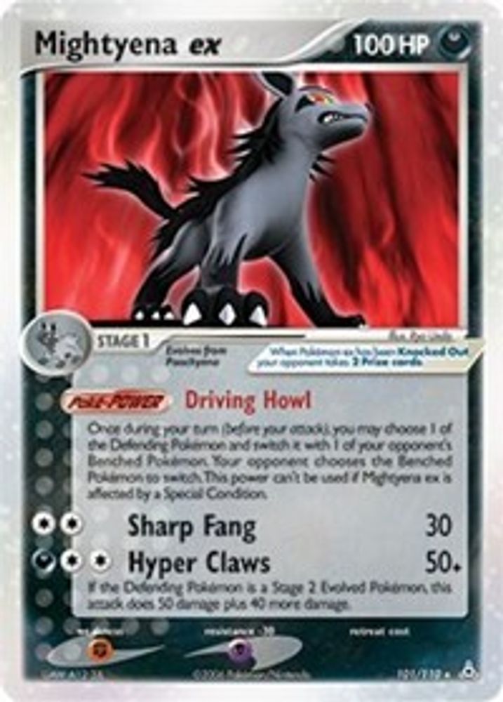 Mightyena ex - Holofoil Holon Phantoms - Ultra Rare