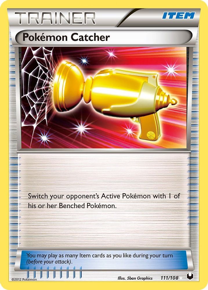 Pokemon Catcher (Gold) - Holofoil Dark Explorers - Secret Rare