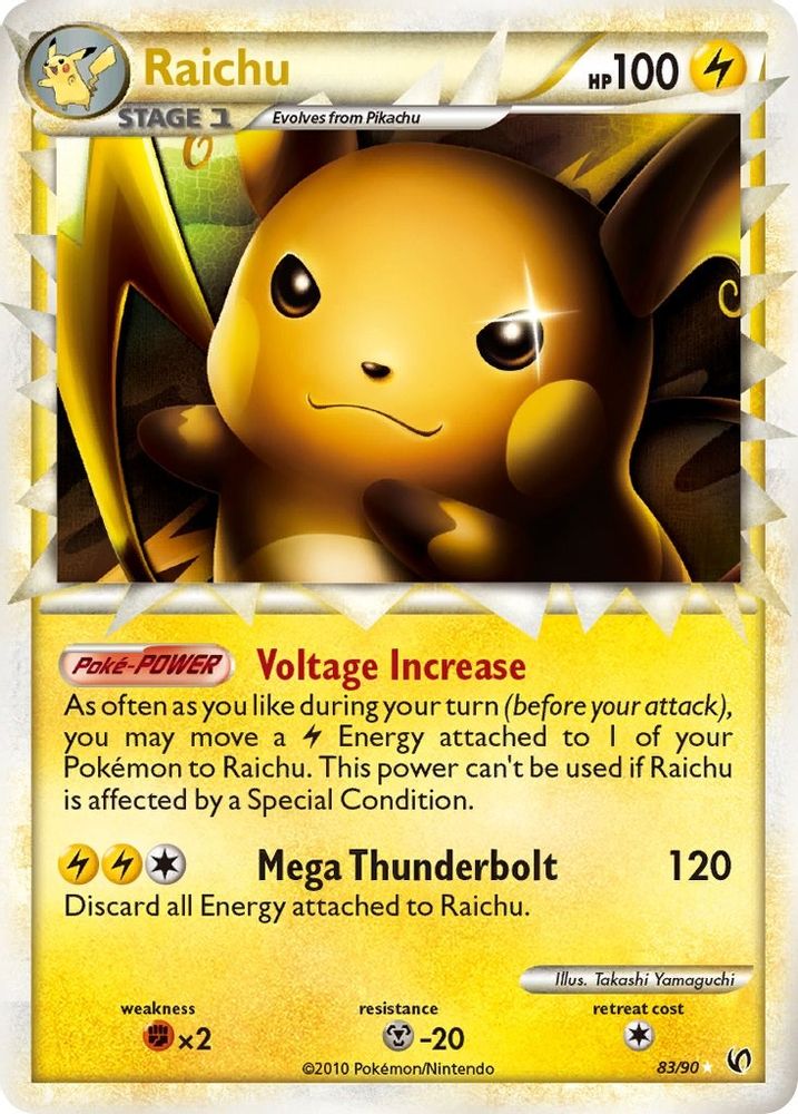 Raichu (Prime) - Holofoil Undaunted - Ultra Rare