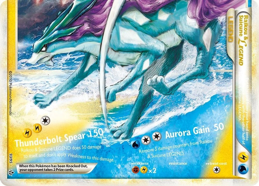 Raikou & Suicune Legend (Bottom) - Holofoil Unleashed - Ultra Rare