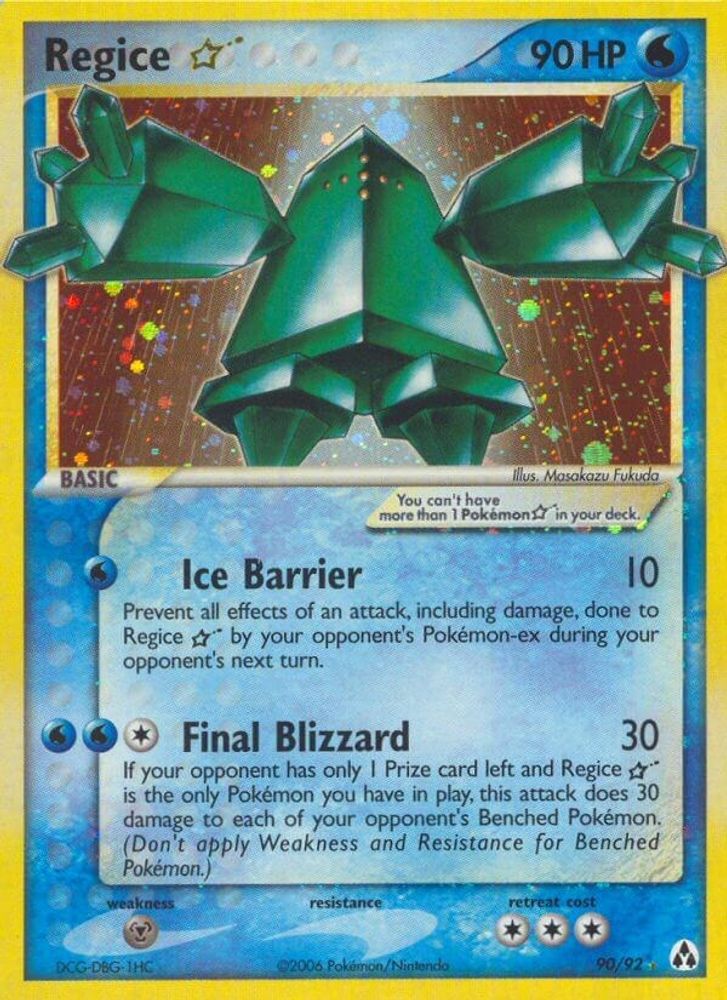 Regice Star - Holofoil Legend Maker - Ultra Rare