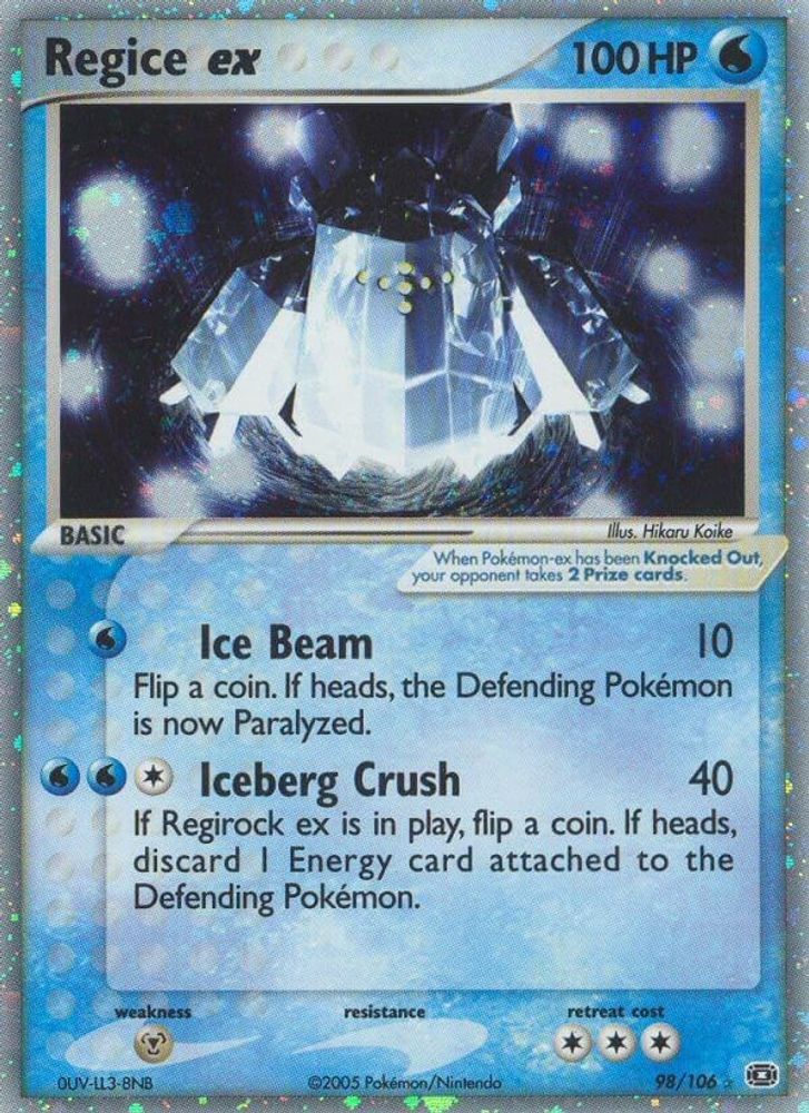 Regice ex Emerald - Ultra Rare