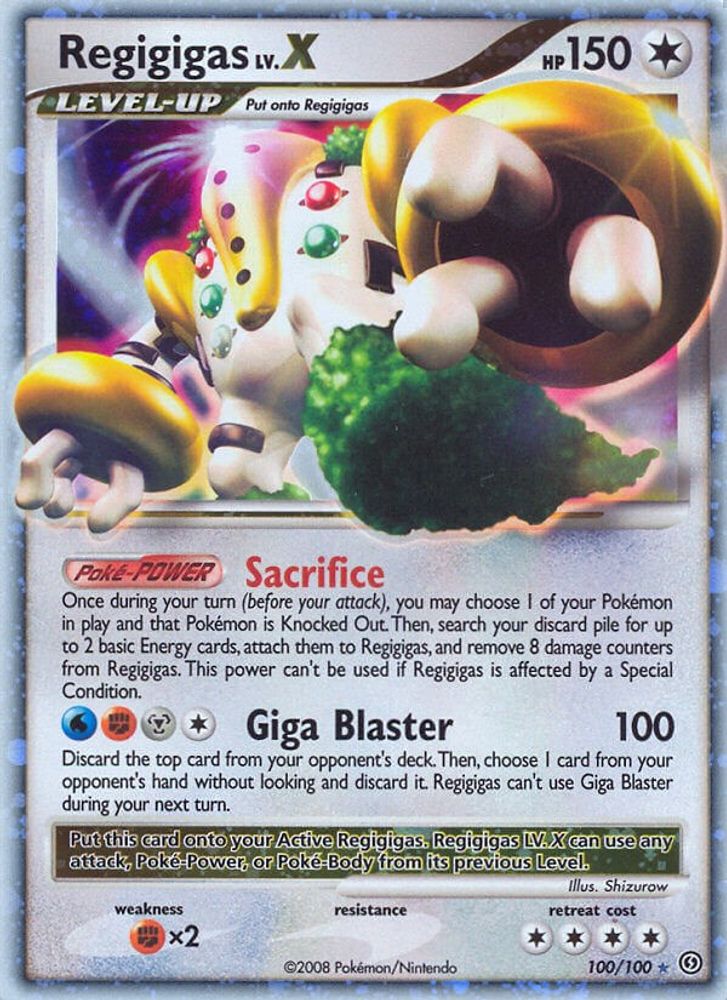 Regigigas LV.X - Holofoil Stormfront - Ultra Rare