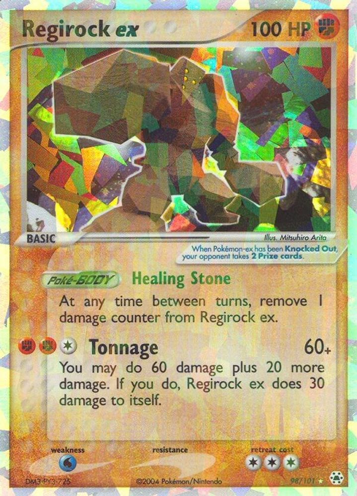Regirock ex - Holofoil Hidden Legends - Ultra Rare