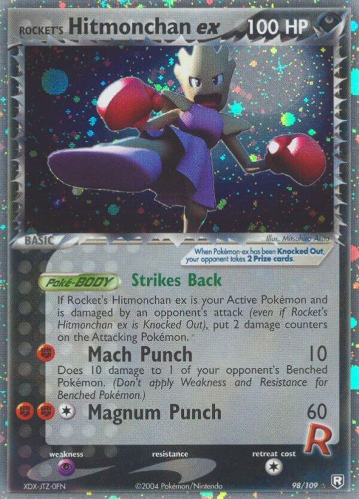 Rocket's Hitmonchan ex 098 - Holofoil Team Rocket Returns - Ultra Rare