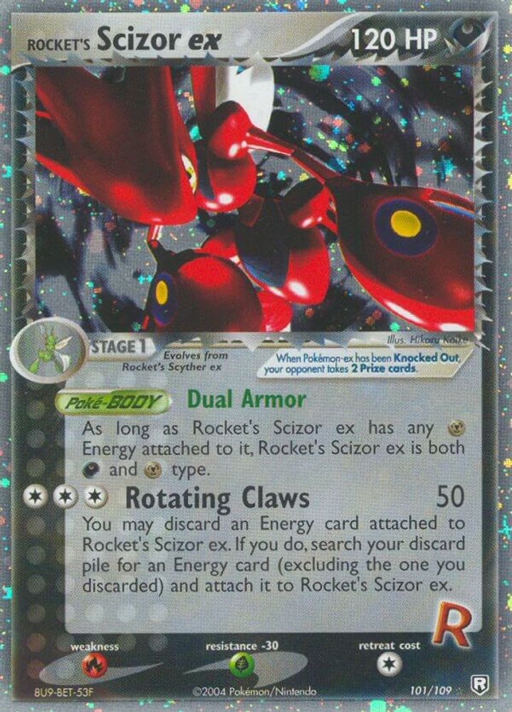 Rocket's Scizor ex 101 Team Rocket Returns - Ultra Rare