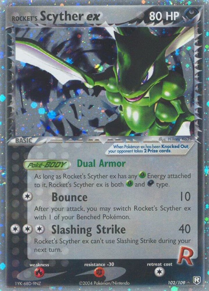 Rocket's Scyther ex 102 Team Rocket Returns - Ultra Rare