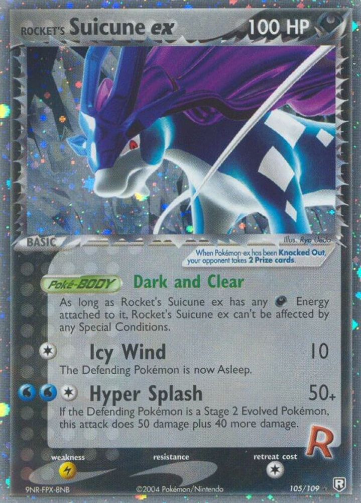 Rocket's Suicune ex 105 Team Rocket Returns - Ultra Rare