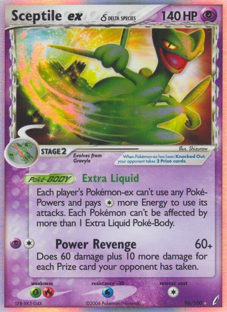 Sceptile ex (Delta Species)/100 - Holofoil Crystal Guardians - Ultra Rare