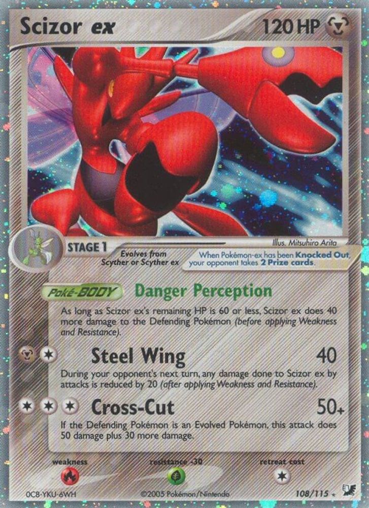 Scizor ex - Holofoil Unseen Forces - Ultra Rare