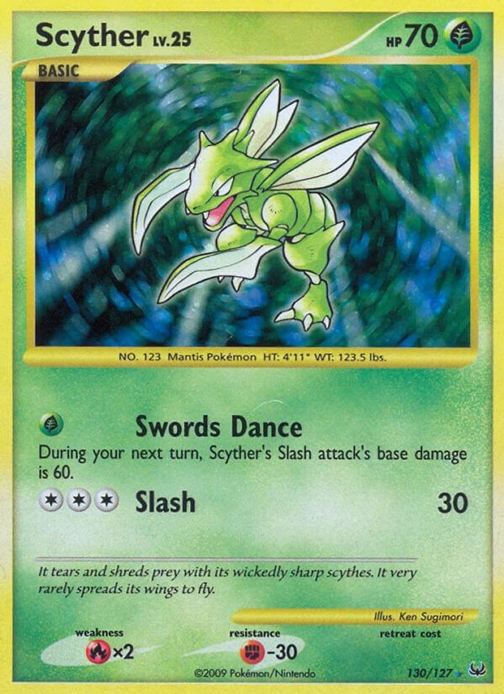 Scyther - Holofoil Platinum - Secret Rare