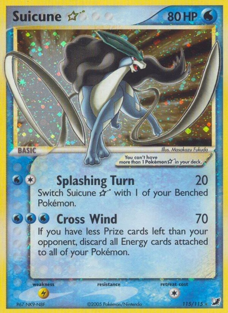 Suicune Star - Holofoil Unseen Forces - Ultra Rare