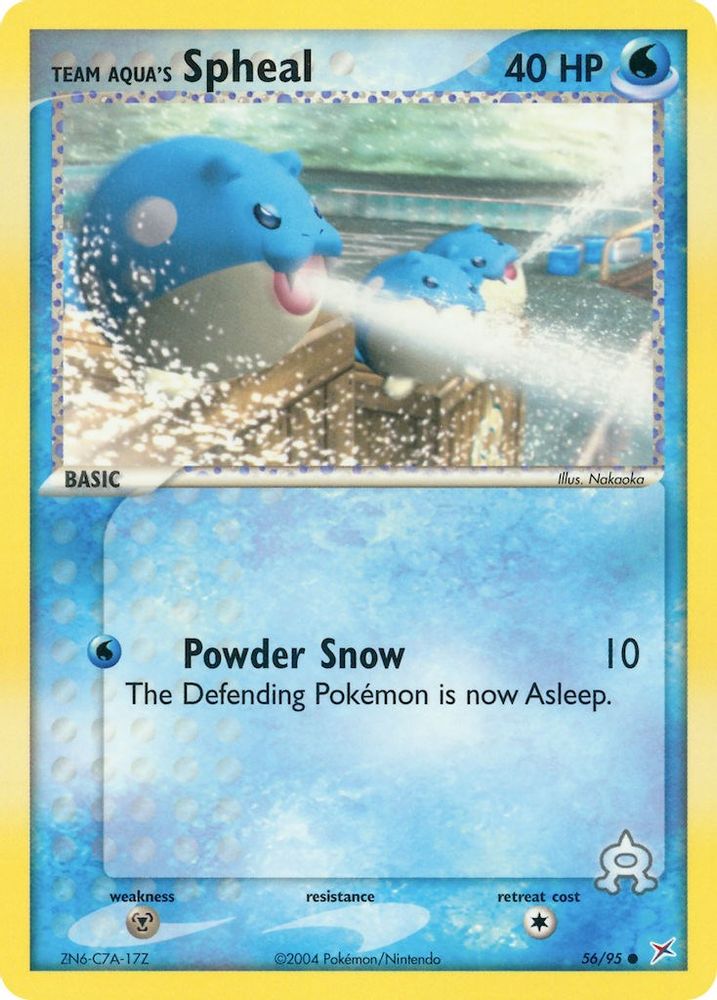 Team Aqua's Spheal 056/95 Team Magma vs Team Aqua - Common