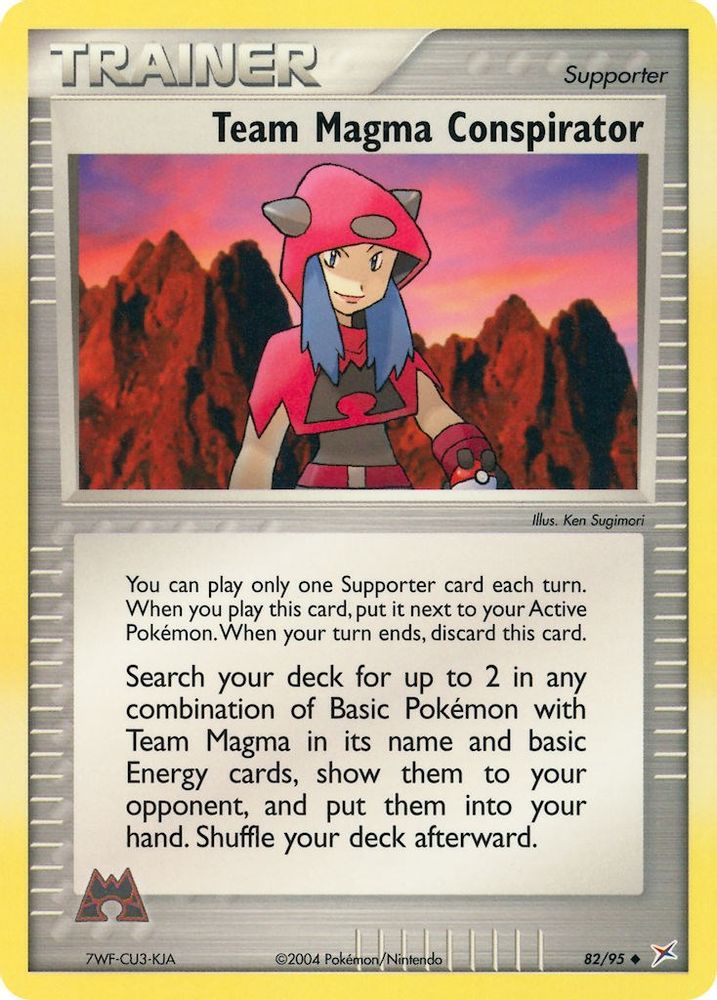 Team Magma Conspirator/95 Team Magma vs Team Aqua - Uncommon
