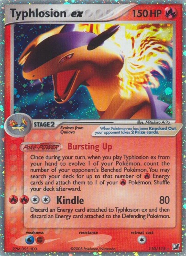 Typhlosion ex - Holofoil Unseen Forces - Ultra Rare
