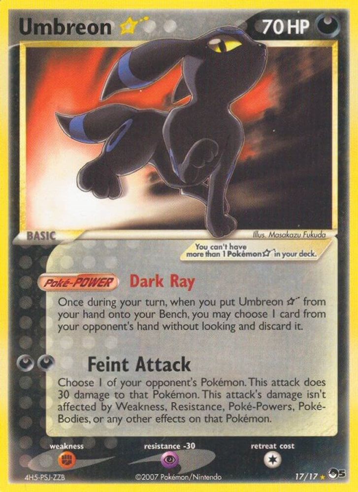 Umbreon Star - Holofoil POP Series 5 - Ultra Rare