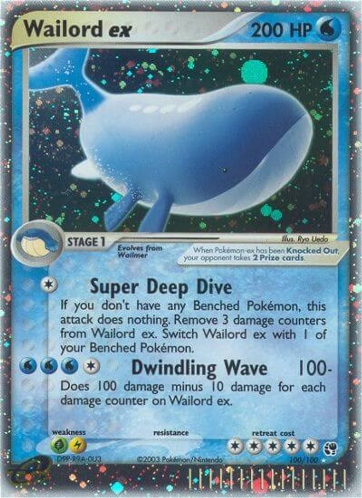 Wailord ex - Holofoil Sandstorm - Ultra Rare