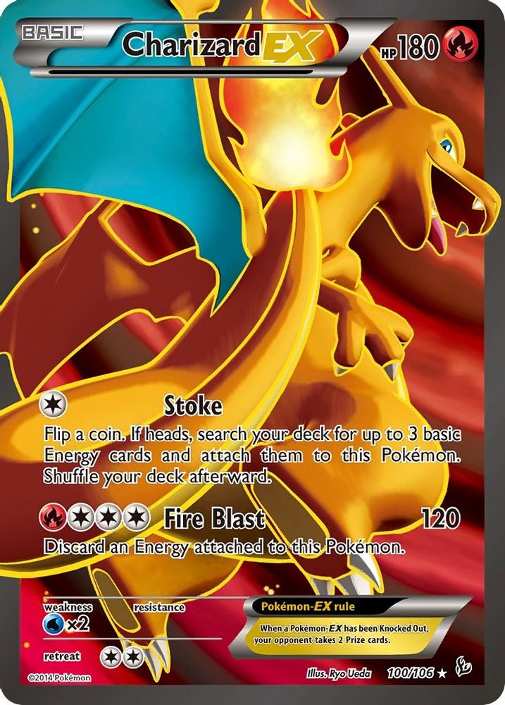 Charizard EX (100 Full Art) (100 Full Art) 100 - Holofoil XY Flashfire - Ultra Rare